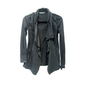 Maurices Women's‎ Gray Drape Front Cardigan Jacket Size XS